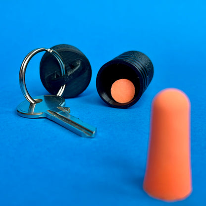 Earplug key ring