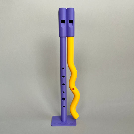 Wobbly Finger yellow purple