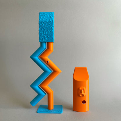 Set of 2 pipes (zigzag-bastard) plus free keyring