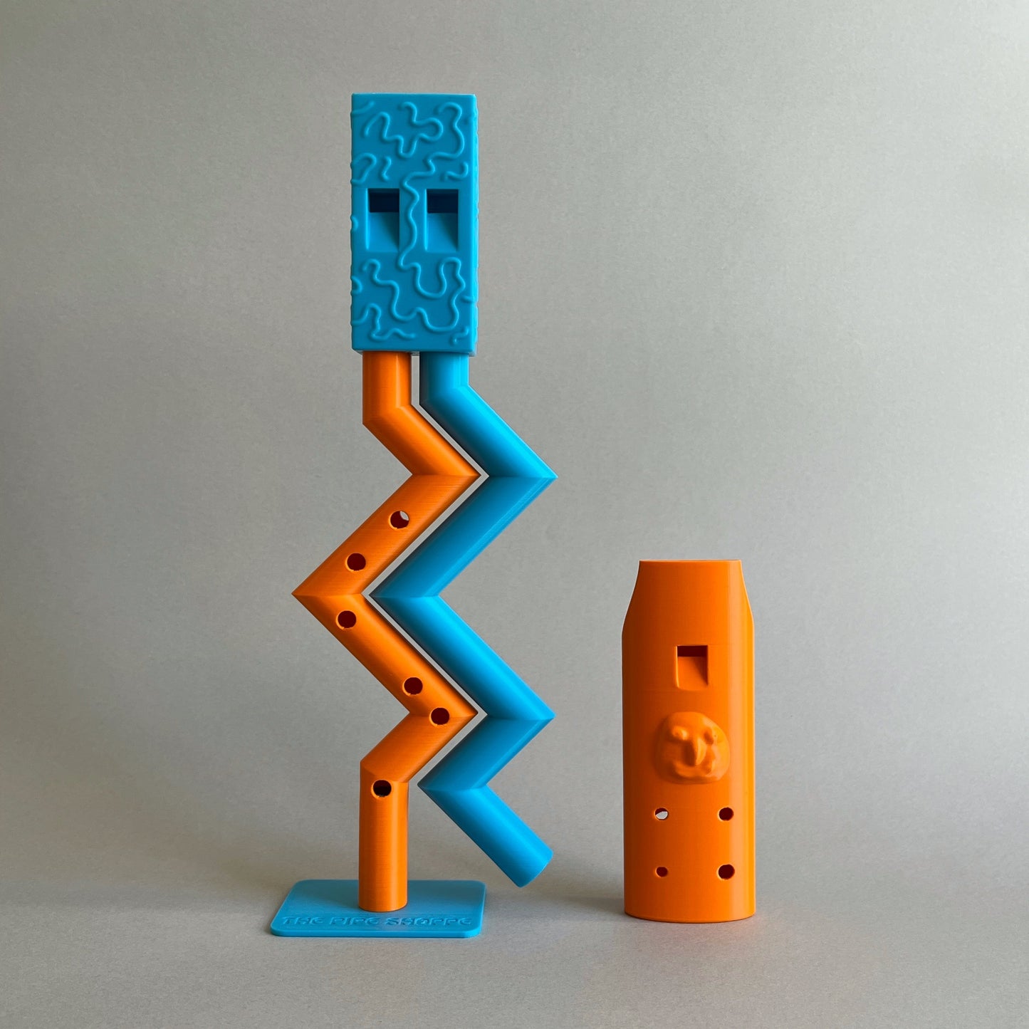 Set of 2 pipes (zigzag-bastard) plus free keyring