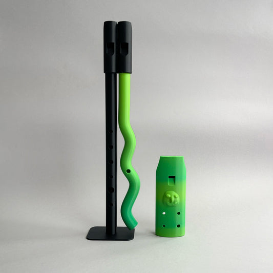 Set of 2 pipes (green gradient bastard and wobbly finger)